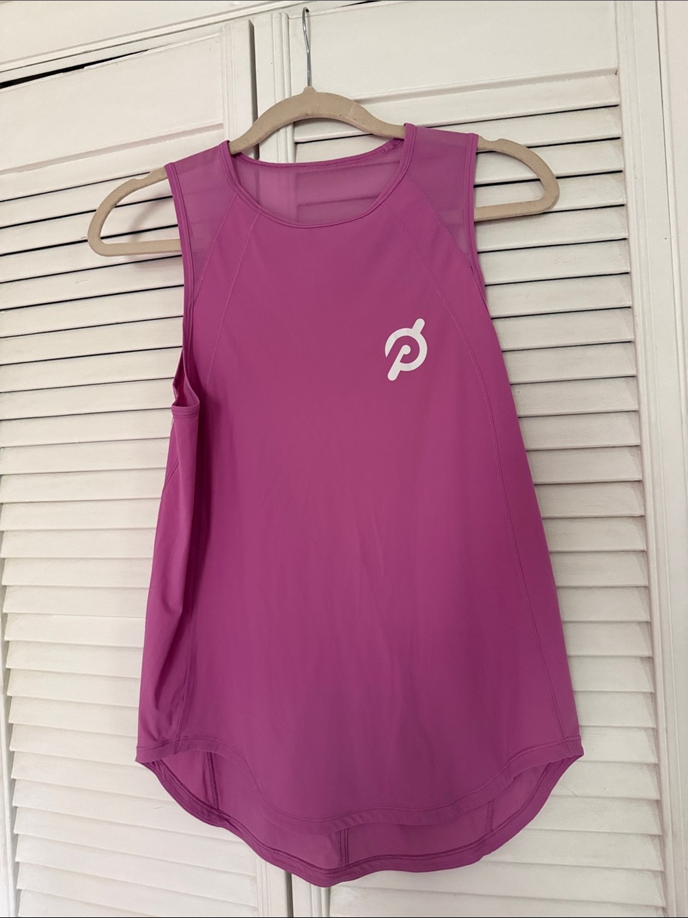 Peloton x Lululemon Women’s High Neck Performance Tank Purple Estimated Size